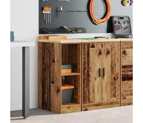 Garažo Spinta, 30X51X85 cm Pušies Medienos Masyvas