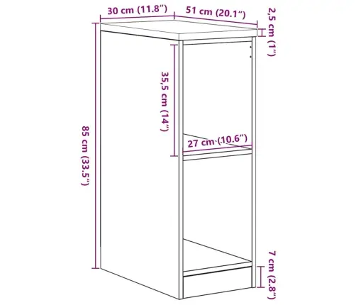 Garažo Spinta, 30X51X85 cm Pušies Medienos Masyvas