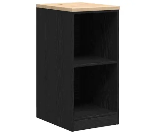 Garāžas Glabāšanas Skapis, Melns, 40X51X85 Cm Priedes Masīvkoks Vidaxl