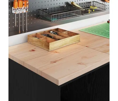 Garāžas Glabāšanas Skapis, Melns, 40X51X85 Cm Priedes Masīvkoks Vidaxl