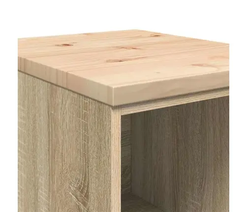 Garāžas Glabāšanas Skapis, 40X51X85 Cm Priedes Masīvkoks Vidaxl