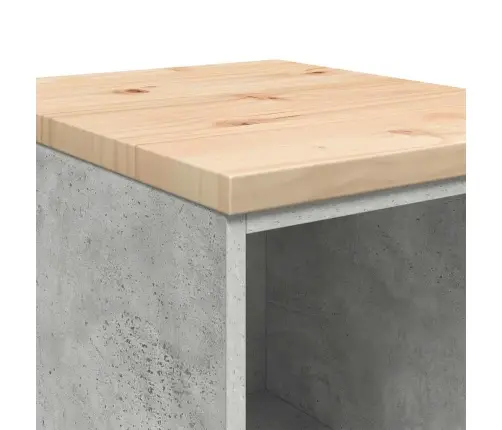 Garažo Spinta, 40X51X85 cm Pušies Medienos Masyvas