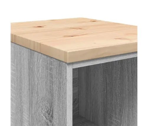 Garāžas Glabāšanas Skapis, 40X51X85 Cm Priedes Masīvkoks Vidaxl