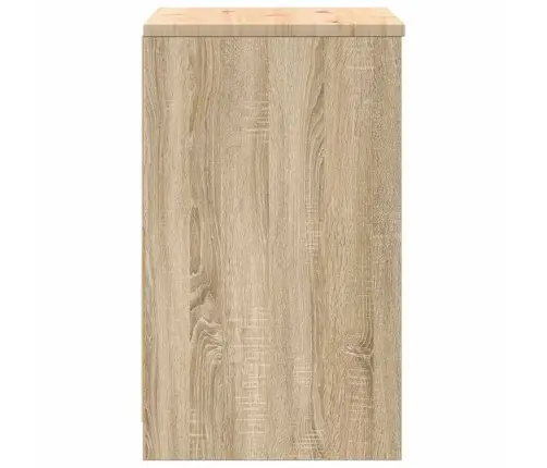 Garažo Spinta, 60X51X85 cm Pušies Medienos Masyvas