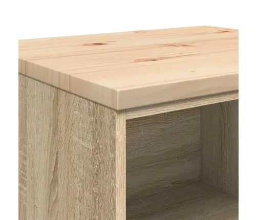 Garažo Spinta, 60X51X85 cm Pušies Medienos Masyvas