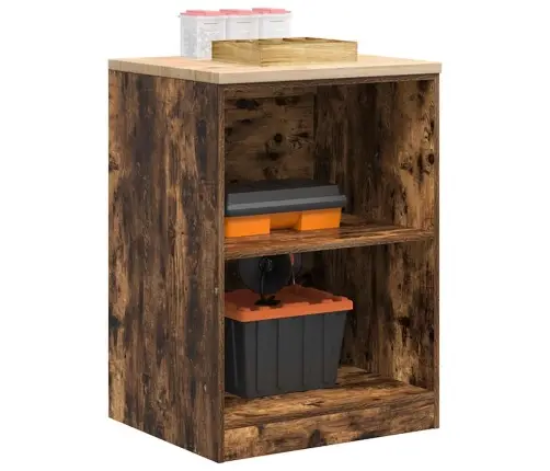 Garažo Spinta, 60X51X85 cm Pušies Medienos Masyvas