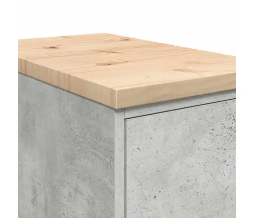 Garažo Spinta, 30X51X85 cm Pušies Medienos Masyvas