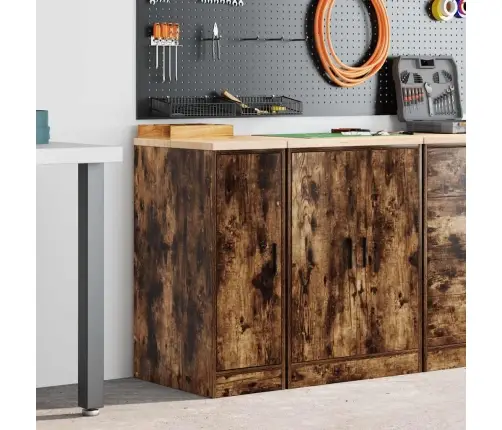 Garažo Spinta, 30X51X85 cm Pušies Medienos Masyvas