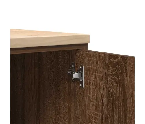 Garaaži Hoiukapp, Pruun Tamm 30X51X85 cm Männipuit