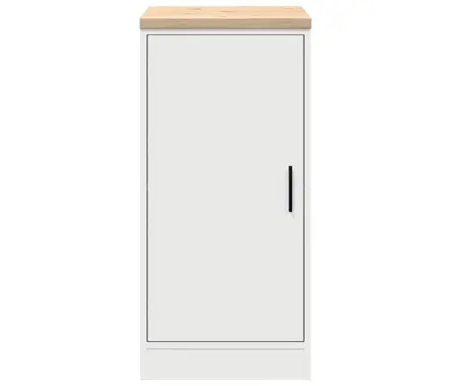 Garāžas Glabāšanas Skapis, Balts, 40X51X85 Cm Priedes Masīvkoks Vidaxl