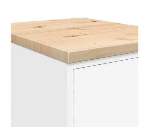 Garāžas Glabāšanas Skapis, Balts, 40X51X85 Cm Priedes Masīvkoks Vidaxl