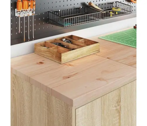 Garažo Spinta, 40X51X85 cm Pušies Medienos Masyvas