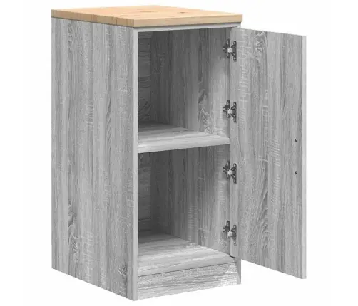 Garažo Spinta, 40X51X85 cm Pušies Medienos Masyvas