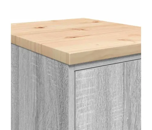 Garažo Spinta, 40X51X85 cm Pušies Medienos Masyvas