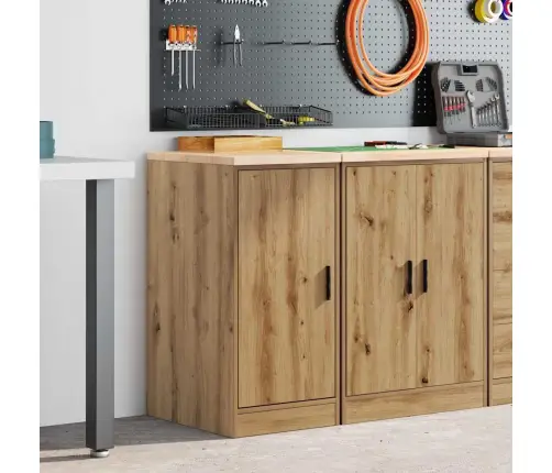 Garāžas Glabāšanas Skapis, 40X51X85 Cm Priedes Masīvkoks Vidaxl