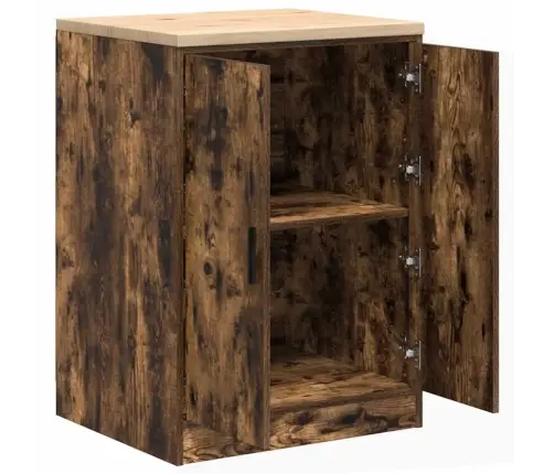 Garažo Spinta, 60X51X85 cm Pušies Medienos Masyvas