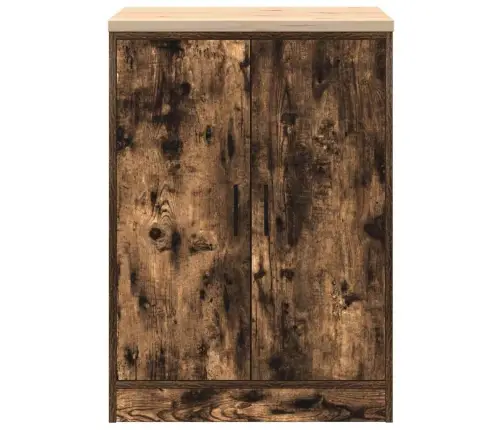 Garažo Spinta, 60X51X85 cm Pušies Medienos Masyvas