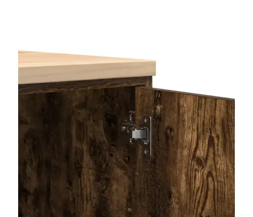 Garažo Spinta, 60X51X85 cm Pušies Medienos Masyvas