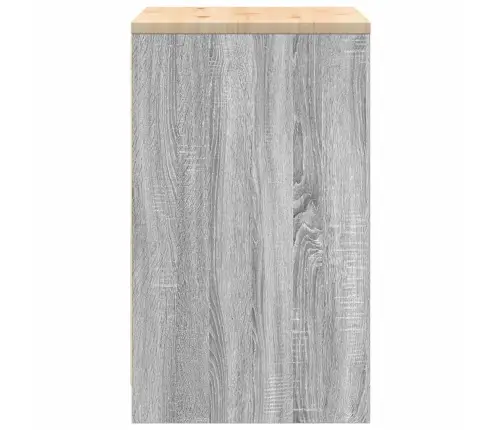 Garažo Spinta, 60X51X85 cm Pušies Medienos Masyvas