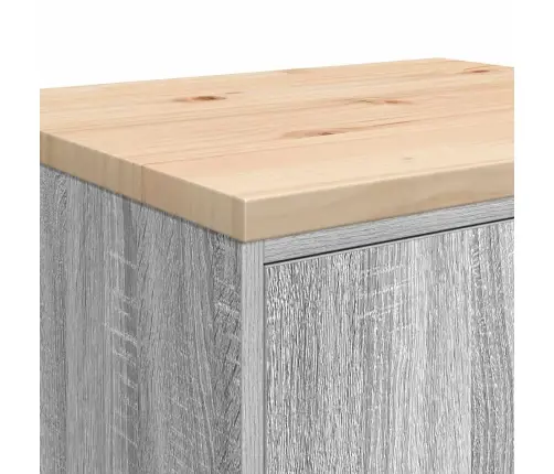 Garažo Spinta, 60X51X85 cm Pušies Medienos Masyvas