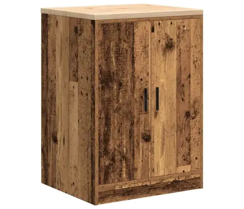 Garāžas Glabāšanas Skapis, 60X51X85 Cm Priedes Masīvkoks Vidaxl