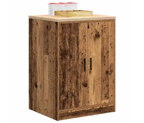 Garāžas Glabāšanas Skapis, 60X51X85 Cm Priedes Masīvkoks Vidaxl