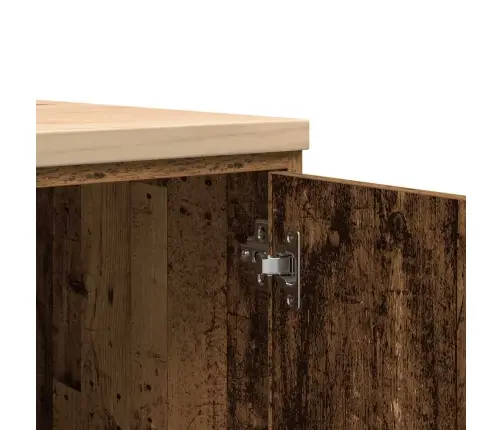 Garāžas Glabāšanas Skapis, 60X51X85 Cm Priedes Masīvkoks Vidaxl