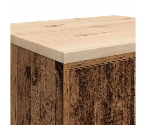 Garāžas Glabāšanas Skapis, 60X51X85 Cm Priedes Masīvkoks Vidaxl