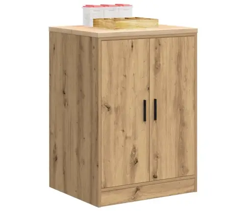 Garāžas Glabāšanas Skapis, 60X51X85 Cm Priedes Masīvkoks Vidaxl