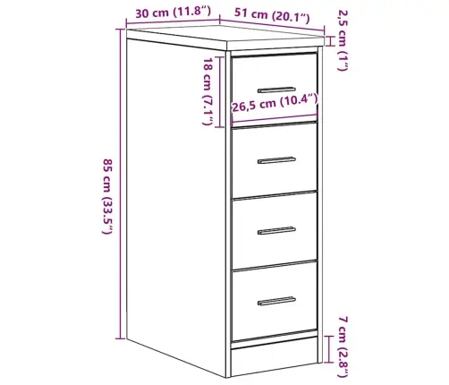 Garāžas Glabāšanas Skapis, Melns, 30X51X85 Cm Priedes Masīvkoks Vidaxl