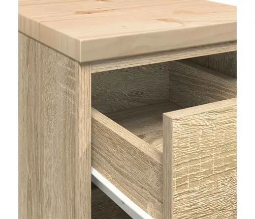 Garāžas Glabāšanas Skapis, 30X51X85 Cm Priedes Masīvkoks Vidaxl