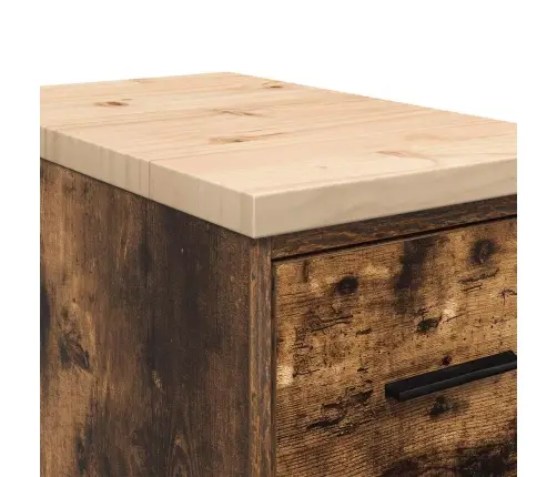 Garāžas Glabāšanas Skapis, 30X51X85 Cm Priedes Masīvkoks Vidaxl