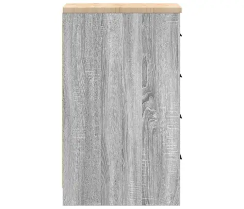 Garāžas Glabāšanas Skapis, 30X51X85 Cm Priedes Masīvkoks Vidaxl