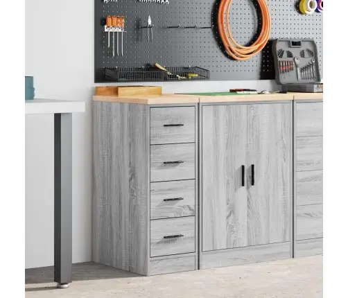 Garāžas Glabāšanas Skapis, 30X51X85 Cm Priedes Masīvkoks Vidaxl