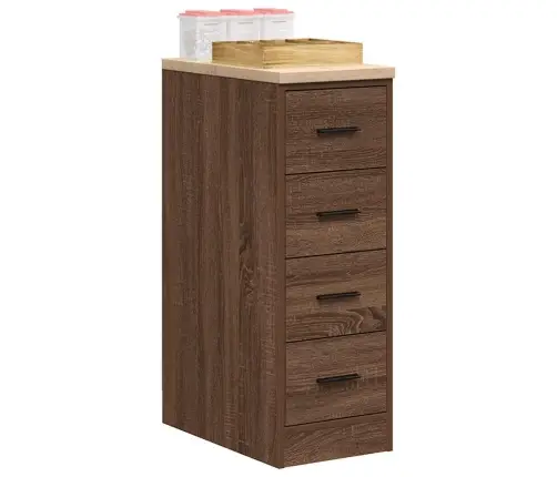 Garaaži Hoiukapp, Pruun Tamm 30X51X85 cm Männipuit