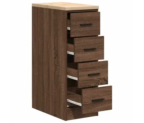 Garaaži Hoiukapp, Pruun Tamm 30X51X85 cm Männipuit