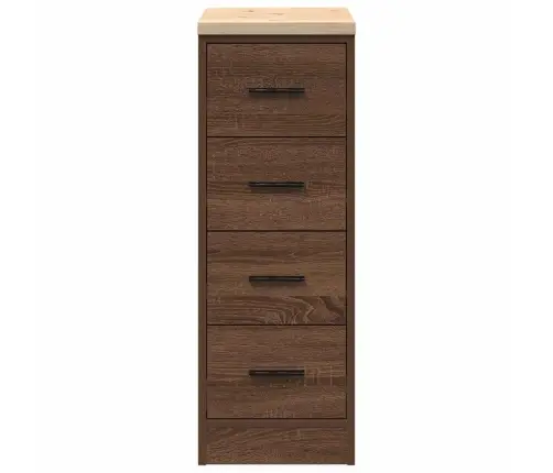 Garaaži Hoiukapp, Pruun Tamm 30X51X85 cm Männipuit