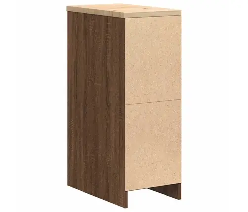 Garaaži Hoiukapp, Pruun Tamm 30X51X85 cm Männipuit