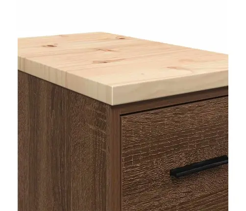 Garaaži Hoiukapp, Pruun Tamm 30X51X85 cm Männipuit