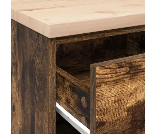 Garāžas Glabāšanas Skapis, 40X51X85 Cm Priedes Masīvkoks Vidaxl