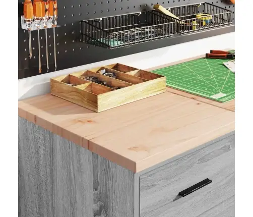 Garažo Spinta, 40X51X85 cm Pušies Medienos Masyvas