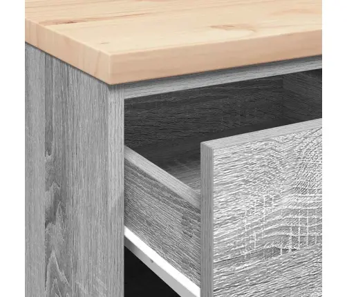 Garažo Spinta, 40X51X85 cm Pušies Medienos Masyvas