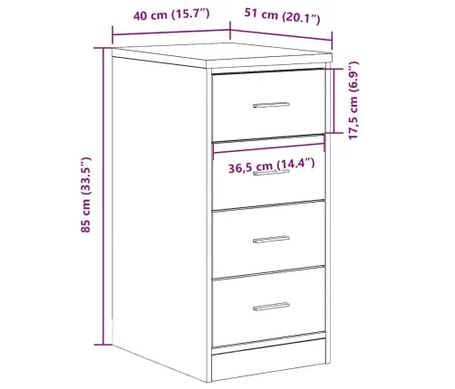 Garāžas Glabāšanas Skapis, 40X51X85 Cm Priedes Masīvkoks Vidaxl