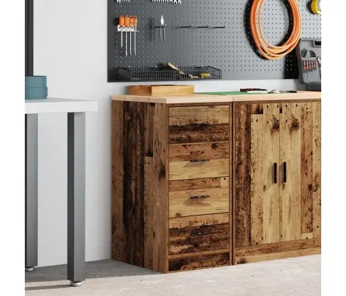 Garāžas Glabāšanas Skapis, 40X51X85 Cm Priedes Masīvkoks Vidaxl