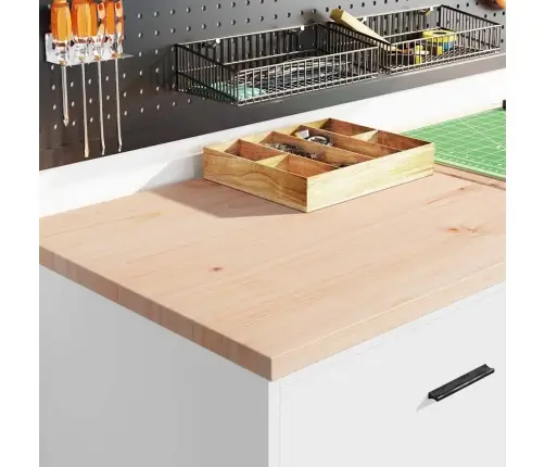 Garāžas Glabāšanas Skapis, Balts, 60X51X85 Cm Priedes Masīvkoks Vidaxl