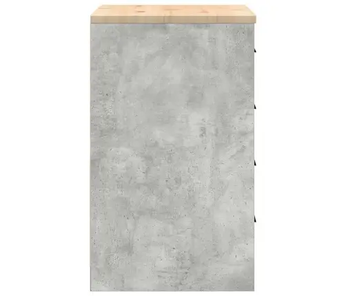 Garāžas Glabāšanas Skapis, 60X51X85 Cm Priedes Masīvkoks Vidaxl
