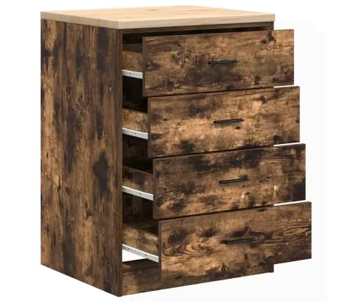 Garaaži Hoiukapp, Suitsutamm 60X51X85 cm Männipuit