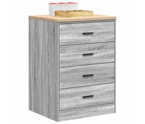 Garāžas Glabāšanas Skapis, 60X51X85 Cm Priedes Masīvkoks Vidaxl