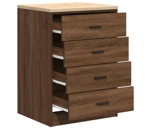 Garažo Spinta, 60X51X85 cm Pušies Medienos Masyvas