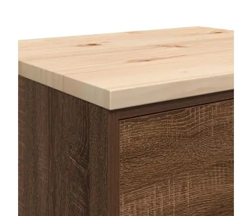 Garažo Spinta, 60X51X85 cm Pušies Medienos Masyvas